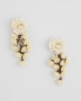 No Droop® Flower & Conch Shell Earrings