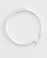 Cassie Silver-Tone Hoop Earrings
