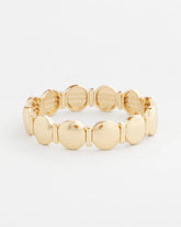 Textured Circle Stretch Bracelet