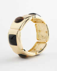 Neutral Gold Stretch Bracelet