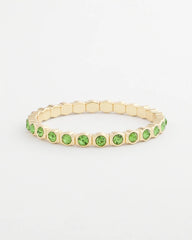 Small Faceted Stretch Bracelet