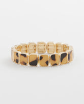 Tortoise Square Stretch Bracelet