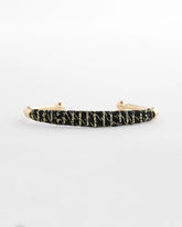 Thread Wrapped Cuff Bracelet