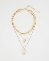 Convertible Three-Strand Pendant Necklace