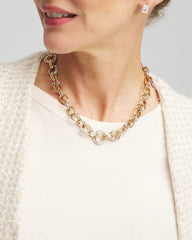Convertible Tri-Tone Short Necklace
