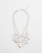 Double Square Charm Pendant Necklace