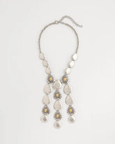Island Metal Linear Necklace