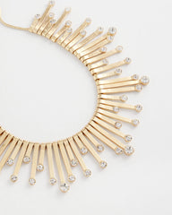 Chico’s Originals Gold Slice & Gem Bib