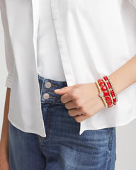 Reversible Round Stretch Bracelet