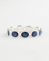 Large Faceted Gem Stretch Bracelet