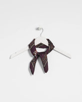 Frosty Floral Square Neckerchief Scarf