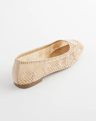 Cora Raffia Flats
