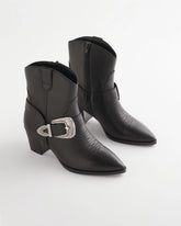 Kris Western Buckle Boots