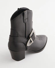Kris Western Buckle Boots