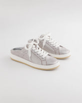 Metallic Snap Slip-On Sneakers