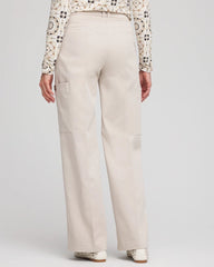 Petite Sateen Cargo Pants