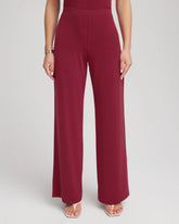 Petite Travelers™ Knit Wide-Leg Pants