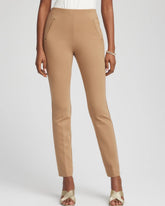 Petite Juliet Slim Trim Detail Ankle Pants