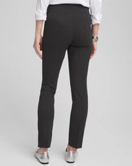 Petite Juliet Trim Detail Ponte Ankle Pants