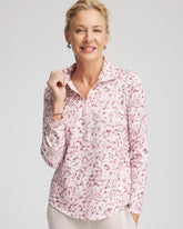 Zenergy® UPF Printed Zip-Front Pullover