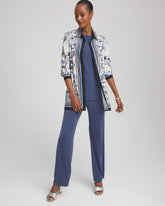 Travelers™ Collection Paisley Mesh Shirt Jacket
