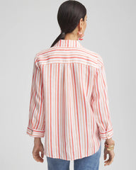 No Iron™ Striped Linen Shirt