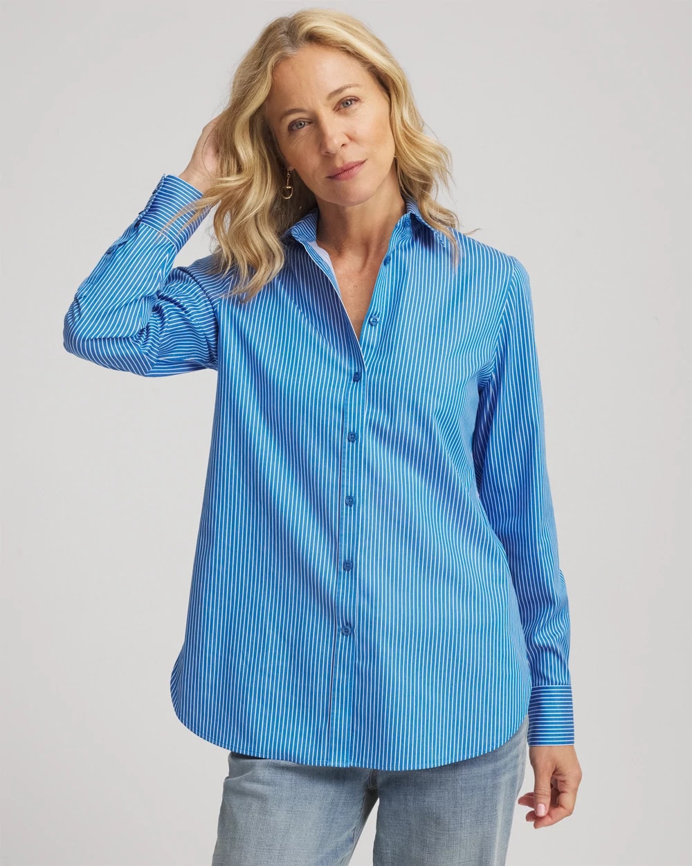 No Iron™ Classic Striped Shirt