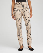 Brigitte™ Golden Leaf Slim Full-Length Pants