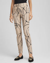 Brigitte™ Golden Leaf Slim Ankle Pants