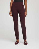 Circle Jacquard Juliet Slim Ankle Pants