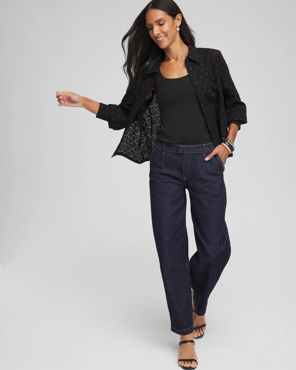 Heart Eyelet Shirt