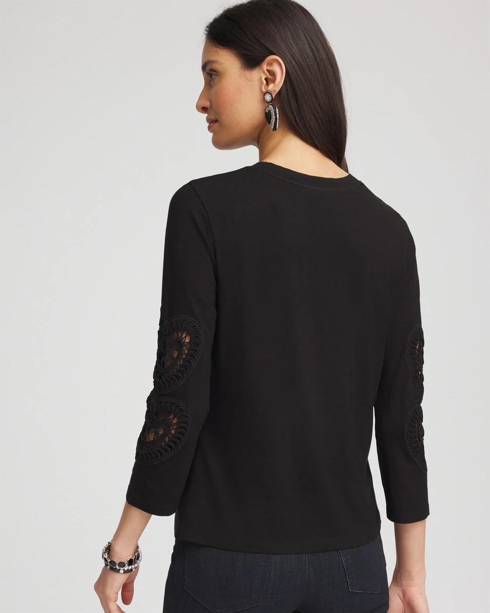Heart Sleeve Detail Tee