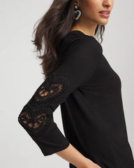 Heart Sleeve Detail Tee