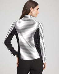 Zenergy® UPF Striped Block Half Zip