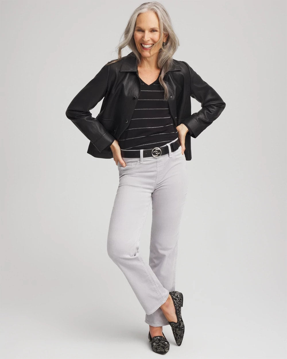 Touch of Cool™ Lurex Layering Tee
