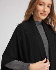 Embellished Shawl Collar Ruana