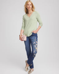 Touch of Cool™ V-Neck Layering Tee