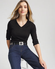 Pima Cotton 3/4 Sleeve Tee
