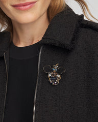Beaded Bee Brooch