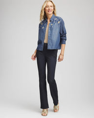 Embellished Tencel Collar Shirt