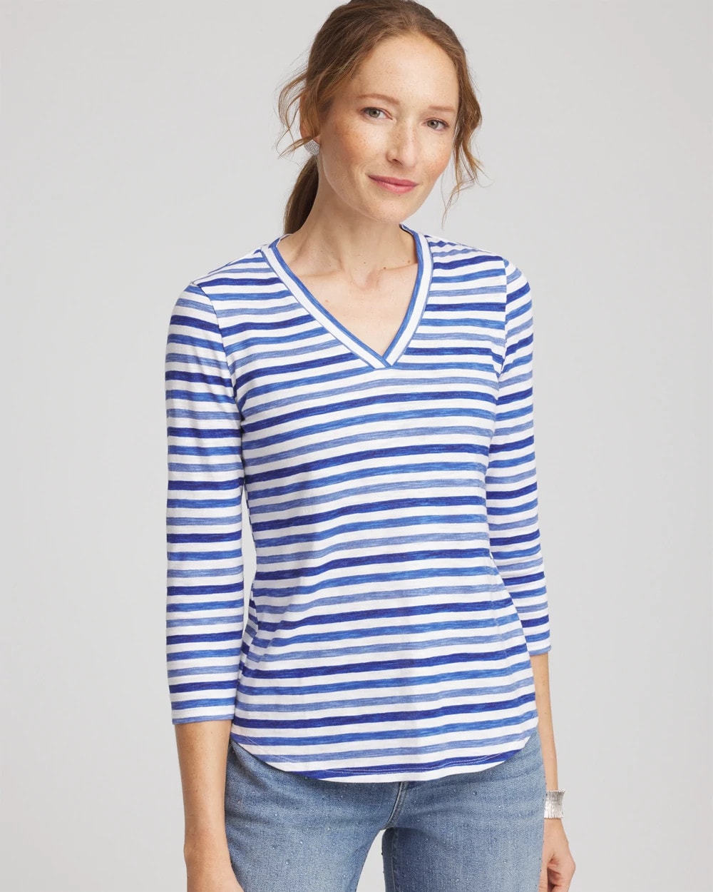 Slub 3/4 Sleeve Tee