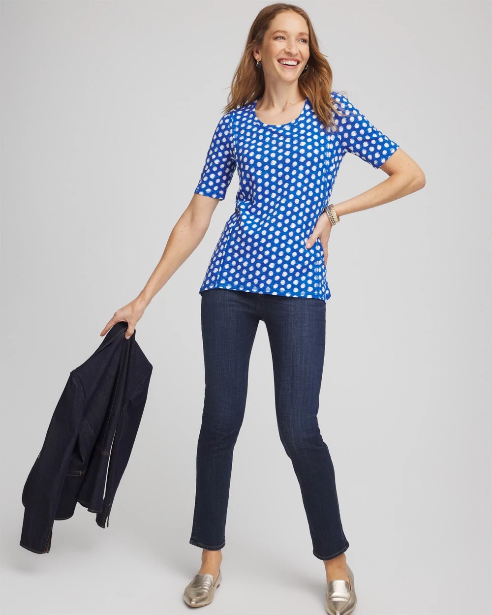 Printed Slub Short Sleeve Tee