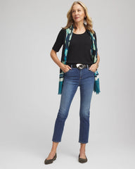 Slub Paneled Elbow Tee