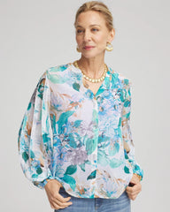 Georgette Billow Sleeved Blouse