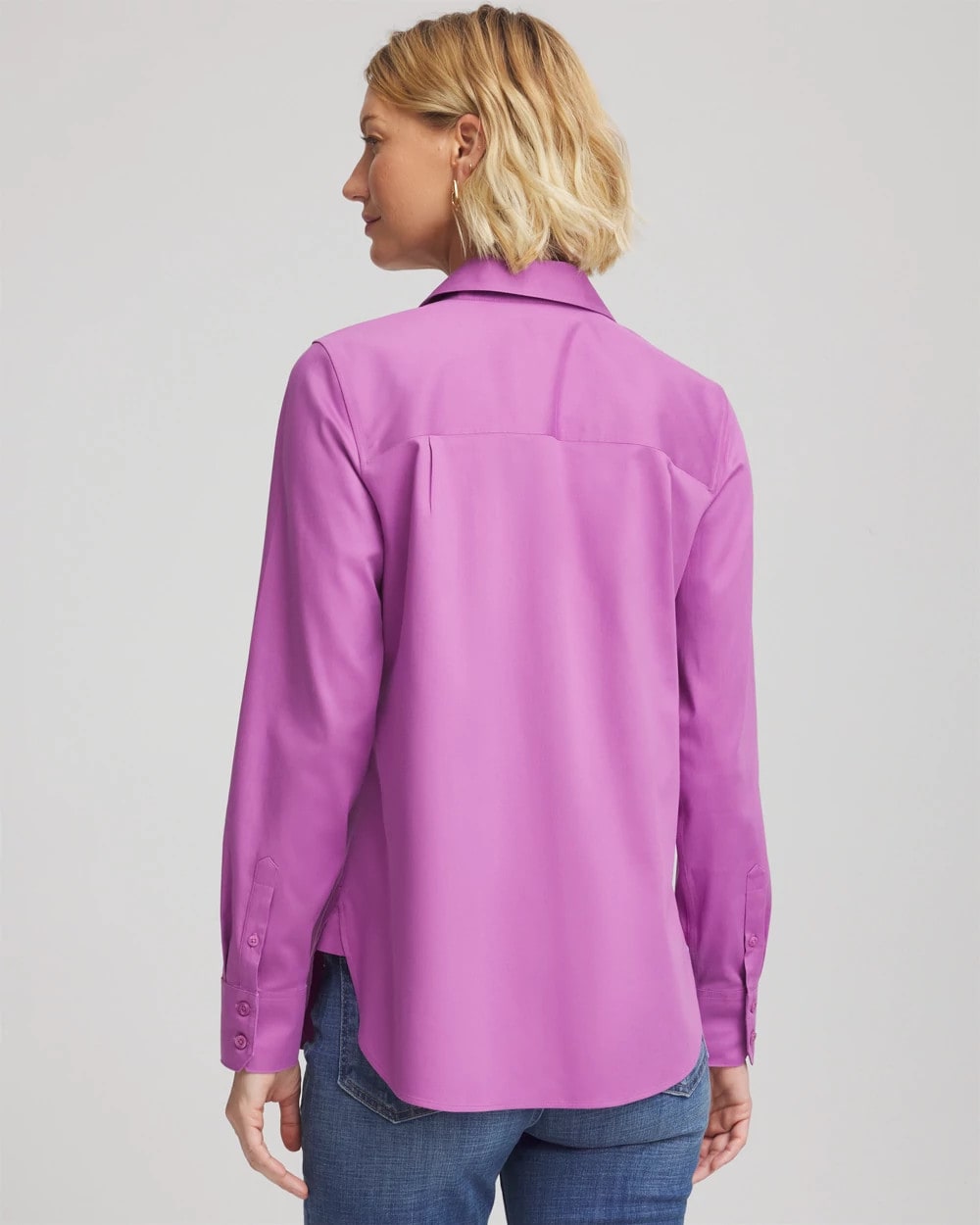 No Iron™ Stretch-Sateen Shirt