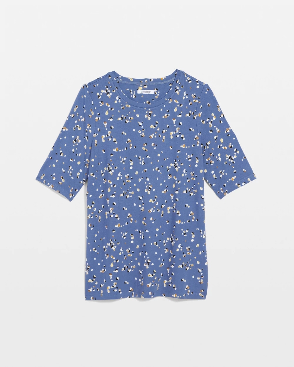 Printed Elbow Sleeve Tee