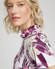 Zenergy® UPF Ruffle-Neck Polo