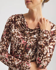 Touch of Cool™ Cowlneck Tee