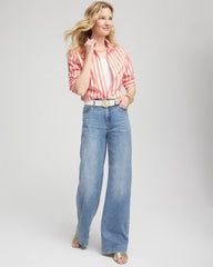 No Iron™ Vacation Stripes Shirt
