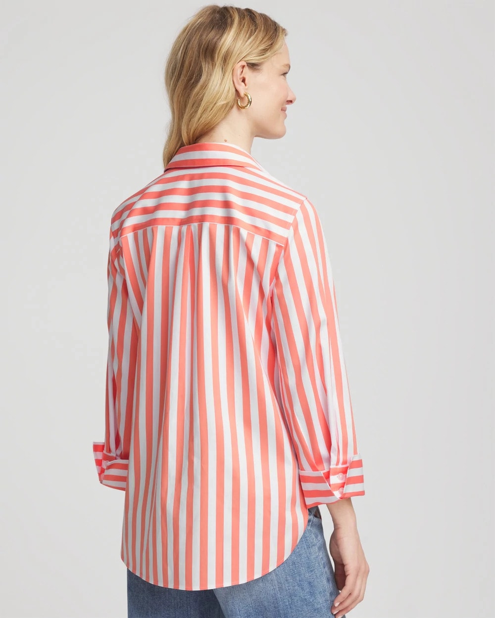 No Iron™ Vacation Stripes Shirt